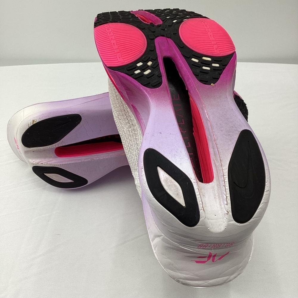 Nike White and Pink Air Zoo Alphafly Next%3 Sneakers Woman 8.5 - Picture 8 of 13